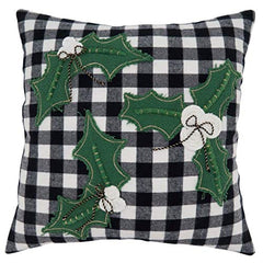 Fennco Styles Buffalo Plaid Christmas Collection Decorative Throw Pillow - Holiday Cushion for Home Décor, Couch, Living Room, Bedroom