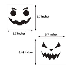 Calidum Halloween Pumpkin Decorating Stickers 18 Sheets Black Kids Craft