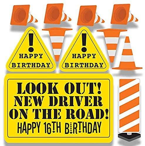 Look Out! New Driver On The Road! 16th Birthday Yard Decoration