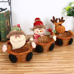 New Christmas Candy Basket Tabletop Decorations