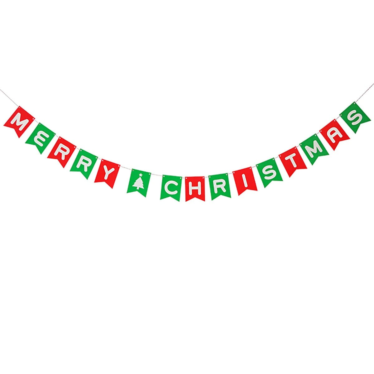Merry Christmas Hat and Tree Latex Balloon Set