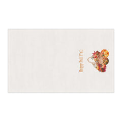 "Happy Fall Y'all!" Autumn Kitchen Tea Towels, Cozy Fall Home Decor, Thanksgiving Gift, Welcome to Fall Y'all, Farmhouse Style Kitchen Linen