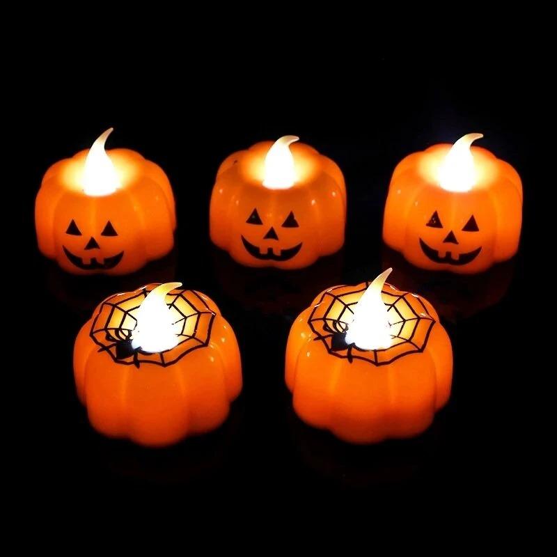 LED Halloween Pumpkin Candles