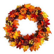 Autumn Maple Leaf Door Wreath