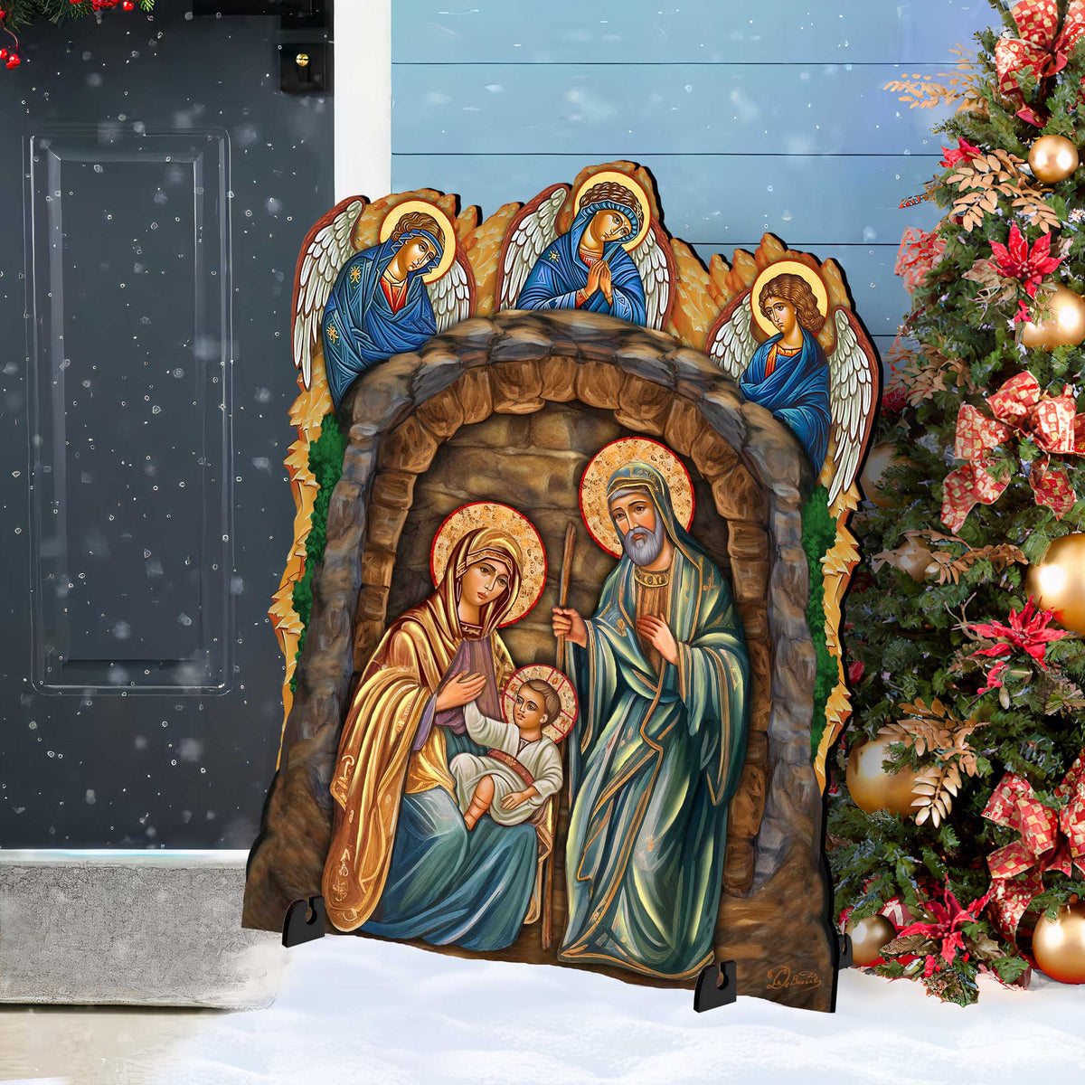 Orthodox Nativity Outdoor Decor Yard Decor by G. Debrekht - Nativity Holiday Decor
