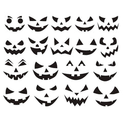 Calidum Halloween Pumpkin Decorating Stickers 18 Sheets Black Kids Craft