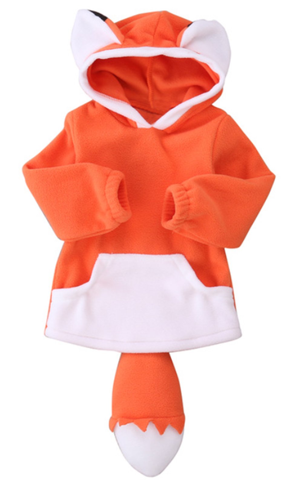 stylesilove Unisex Baby Boys and Girls Cute Cartoon Animal Design Long Sleeve Pullover Hoodie Soft Fall Winter Outfit