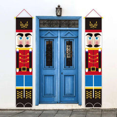Nutcracker Soldier Christmas Door Banner