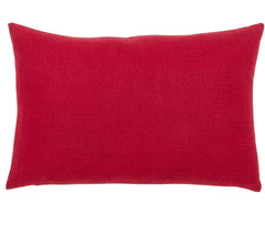 Fennco Styles Christmas Tree Design with LED Light Decorative Throw Pillow Cover 13 x 20 Inch - Red Pillow Case for Holiday Décor, Couch, Living Room and Bedroom Décor