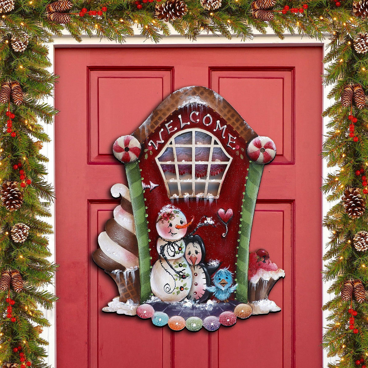 A Season of Sweet Christmas Holiday Door Decor by Jamie Mills-Price - Christmas Decor
