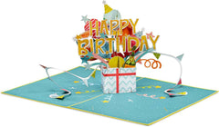 Happy Birthday Box Pop Up Card