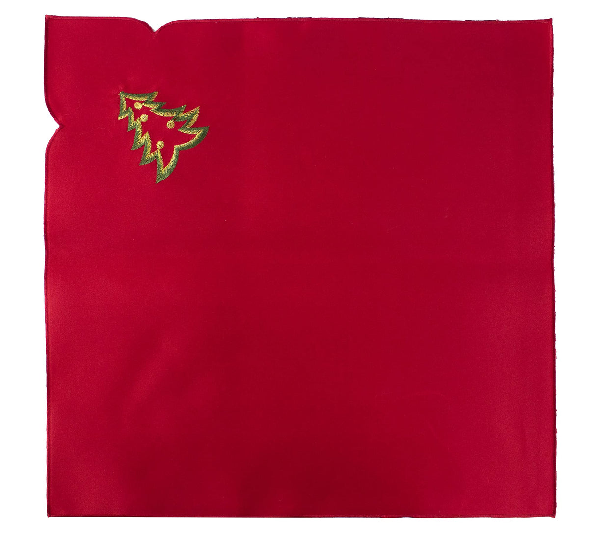 Fennco Styles Pandora Collection Holiday Christmas Tree Table Linens