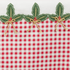 Fennco Styles Buffalo Plaid Holly Table Runner 16" W x 72" L - Classic Plaid Design for Home, Dining Table, Holiday, Christmas Décor, Banquet, Family Gathering and Special Occasion