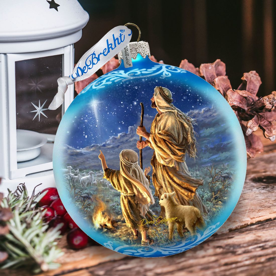 Shepherds Glass Ornament Limited Edition - Nativity Holiday Décor