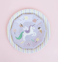 Unicorn Birthday Party Supplies Kit – Plates, Cups, Napkins & More | Party in a Box