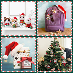 Santa Shiba Inu Cat and Bunny Christmas Needle Felting Kit by Wizardi F07N8-Z-06
