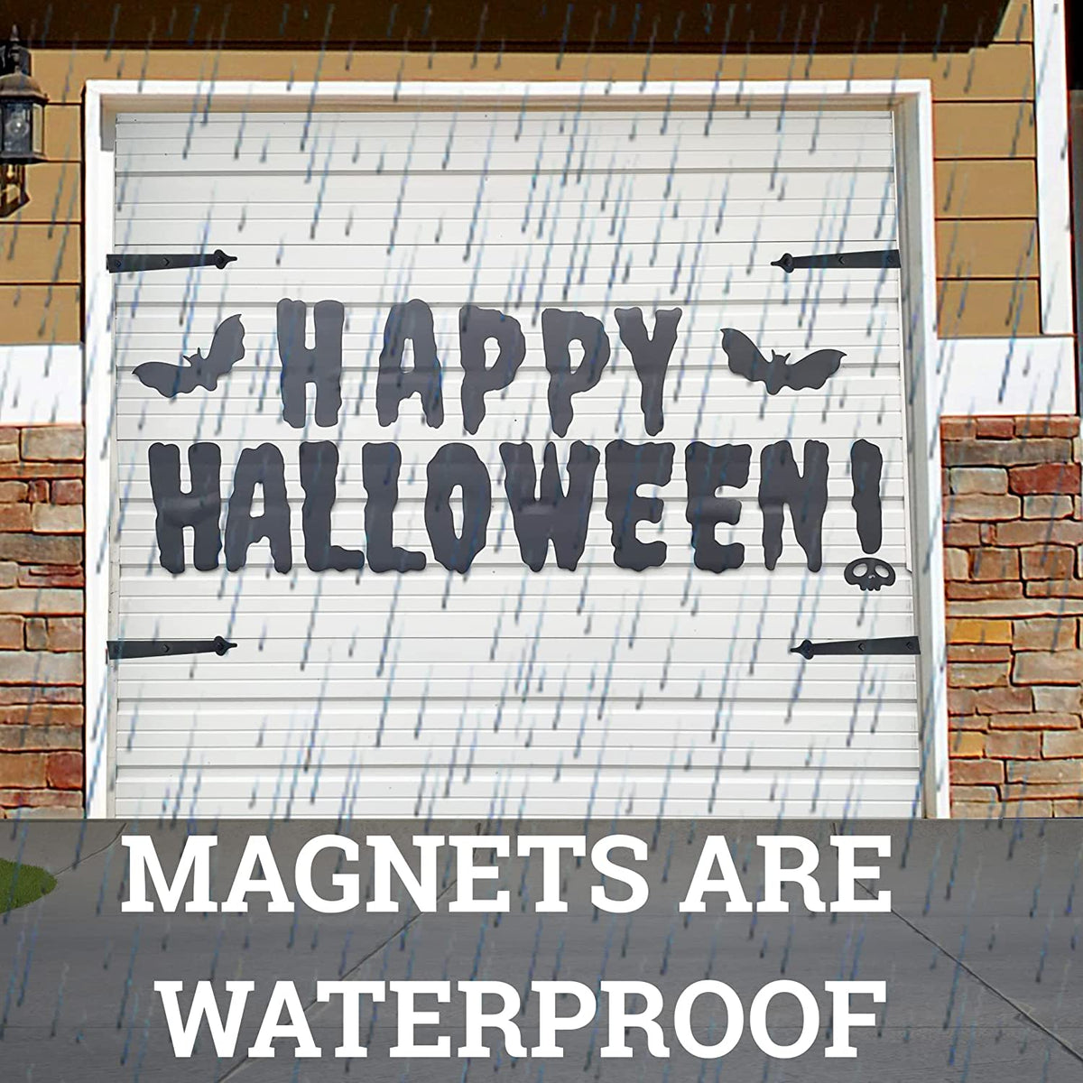 Happy Halloween Garage Magnets