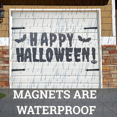 Happy Halloween Garage Magnets