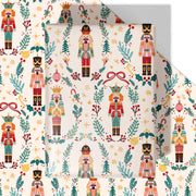 WRAPLULU Nutcracker Christmas Wrapping Paper 4 Jumbo Sheets 28x40in Yellow