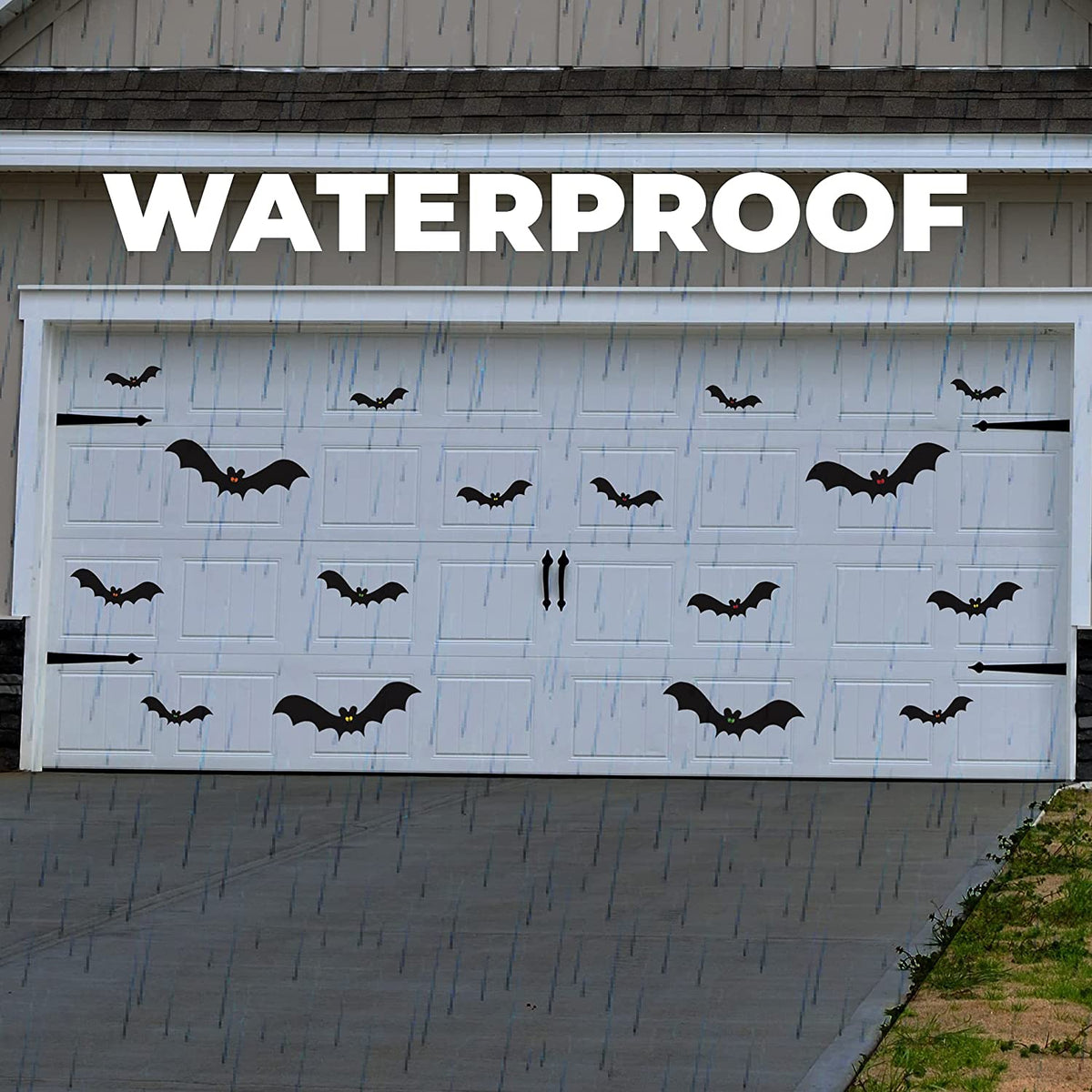 16 Piece Halloween Bats Magnets, Indoor or Outdoor Halloween Magnets