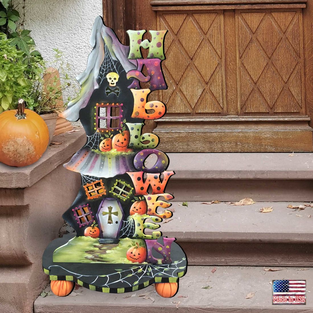 Halloween "Candle Holder" Outdoor Décor by Jamie Mills-Price - Thanksgiving Halloween Décor