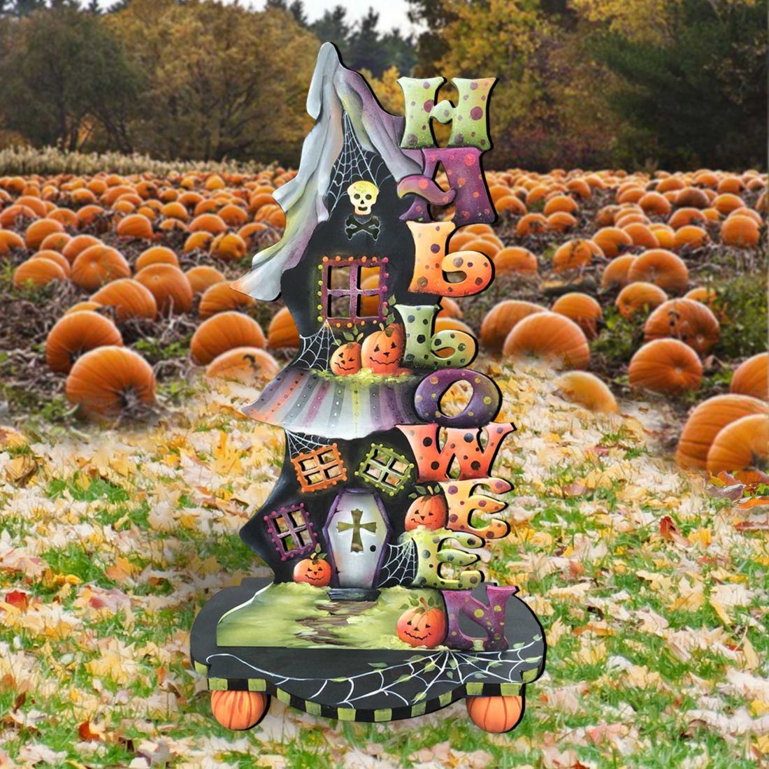 Halloween "Candle Holder" Outdoor Décor by Jamie Mills-Price - Thanksgiving Halloween Décor