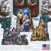 Miracle Outdoor Nativity Set  by D. Gelsinger - Nativity Holiday Décor - 8461041F-S3-1201
