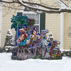 Miracle Outdoor Nativity Set  by D. Gelsinger - Nativity Holiday Décor - 8461041F-S3-1201