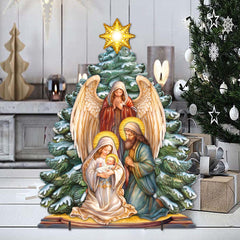 Holy Family Nativity Outdoor Decor by G. Debrekht - Nativity Holiday Decor - 8611042F