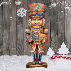 Nutcracker with a Heartwarming Surprise Outdoor Decor by G. Debrekht - Christmas Decor - 8611060F