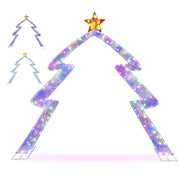 8.8 Feet Christmas Tree-shaped Archway with Top Star