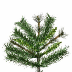7.5' Green Artificial Half Pine Christmas Tree, the Holiday Aisle, Flat Back Design