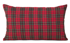 Fennco Styles Holiday Tartan Plaid Dazzle Christmas Decorative Throw Pillow