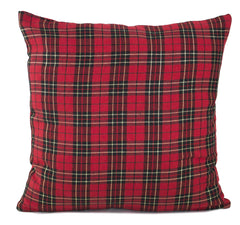 Fennco Styles Holiday Tartan Plaid Dazzle Christmas Decorative Throw Pillow