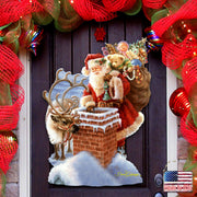 Faithful Friends Holiday Door Decor by D. Gelsinger - Christmas Decor - 8461050H-0105