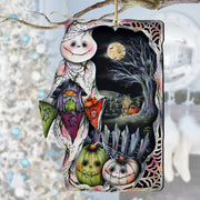 Night of the Pumpkins Wooden Ornaments by Jamie Mills-Price Halloween Decor - 8611078-MP