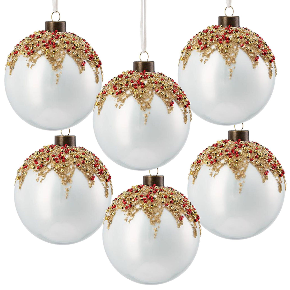 Christmas Ball Ornaments, Decorative Hanging Ball Christmas Tree Ornaments For Holiday Party Decorations