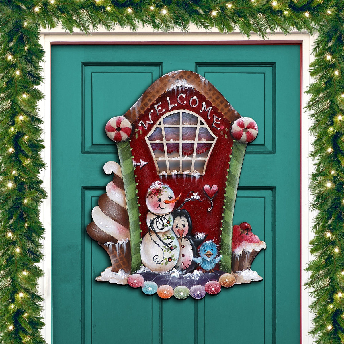 A Season of Sweet Christmas Holiday Door Decor by Jamie Mills-Price - Christmas Decor