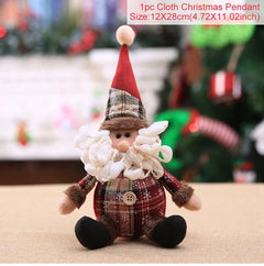 Santa Claus Doll Chirstmas Decorations Home 2025 Decor Table Elk Doll Christmas Ornaments Xmas Navidad Gifts Happy New Year 2026