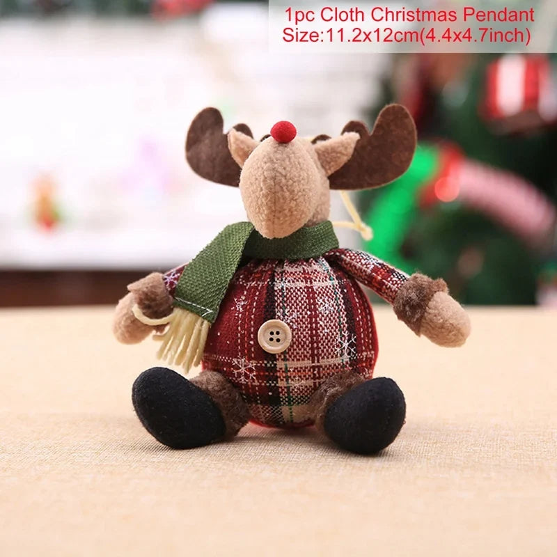 Christmas Doll Ornaments Merry Christmas Decorations For Home Table Decor Xmas Gift 2025 Navidad Natal New Year Decor 2026 Noel
