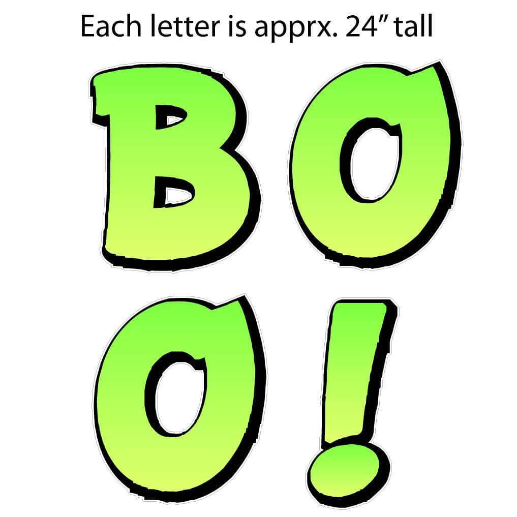 BOO! Halloween Characters Yard Decorations – 11-Piece Outdoor Lawn Sign Set with Stakes
