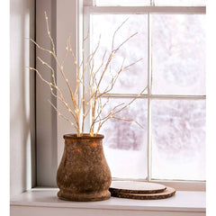 Tabletop Birch Christmas Tree with 50 LEDs