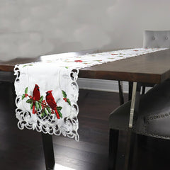 Floral Christmas Table Runner
