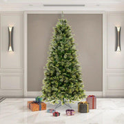 8.5 ft Cashmere Slim Artificial Christmas Tree, Unlit or Warm White LED