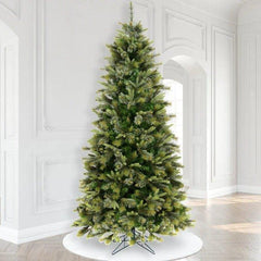 8.5 ft Cashmere Slim Artificial Christmas Tree, Unlit or Warm White LED