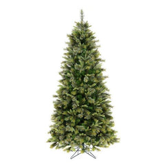 8.5 ft Cashmere Slim Artificial Christmas Tree, Unlit or Warm White LED