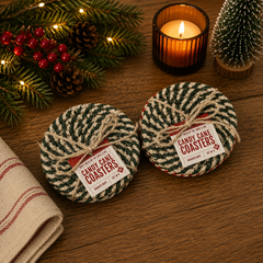Candy Cane Coaster 4pk
