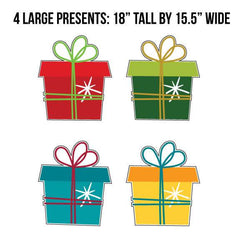Christmas Themed Yard Letter Greetings Accessory Set 15 pc