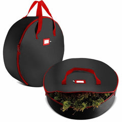 2-Piece Christmas Wreath Storage Bag Set