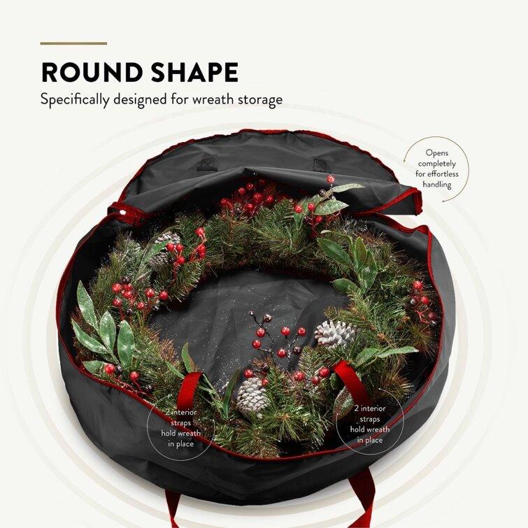 2-Piece Christmas Wreath Storage Bag Set